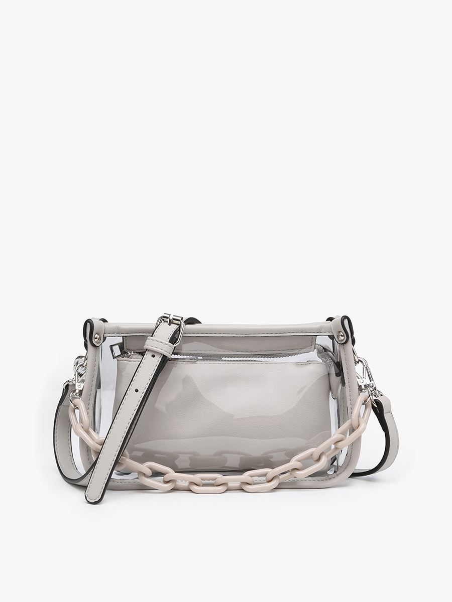 Jessica Clear Stadium Bag - Handbags - - - Azil Boutique