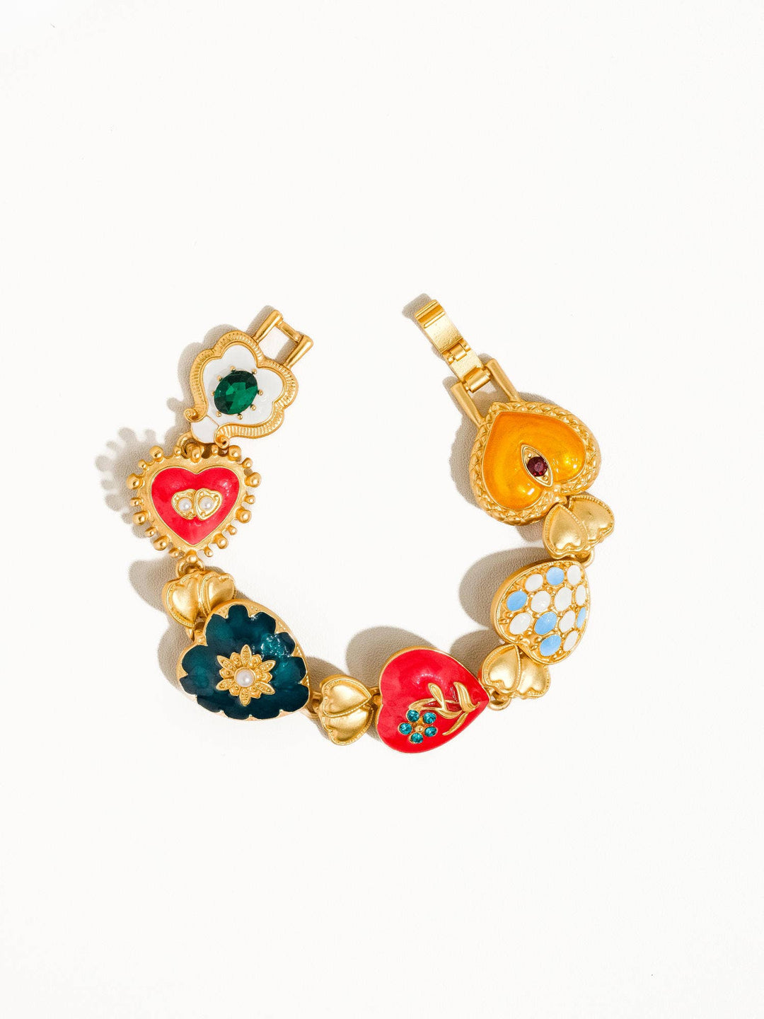Elysian Baroque Heart Bracelet - Bracelets - - - Azil Boutique