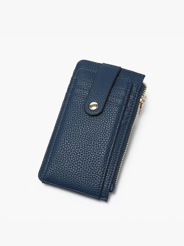 Mae Multi-Card Wallet w/ Strap Snap Closure | WL2541 - Wallets - - - Azil Boutique
