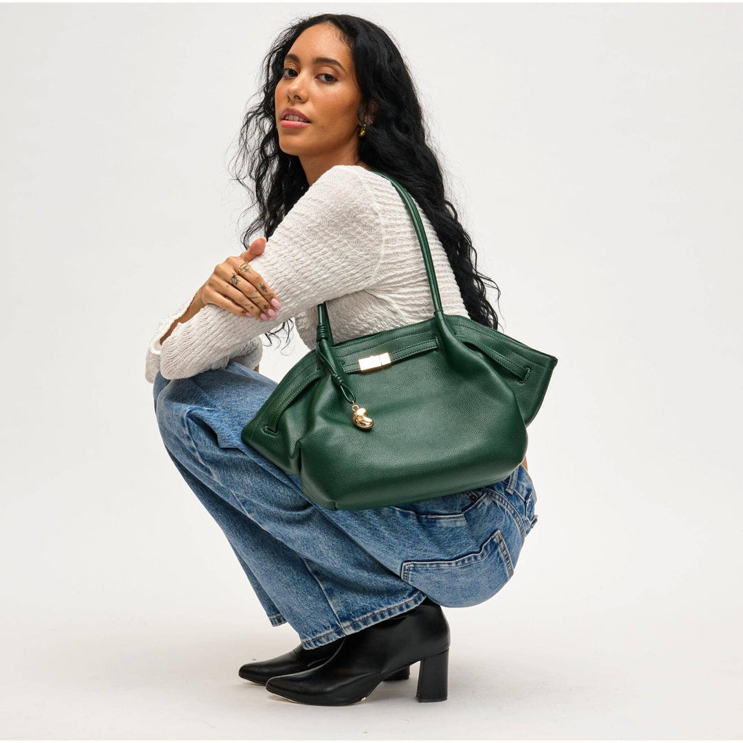Monroe Satchel - Handbag - Forest - Forest - Azil Boutique
