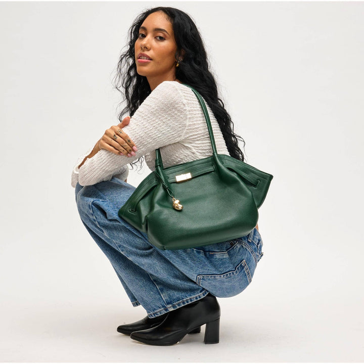 Monroe Satchel - Handbag - Forest - Forest - Azil Boutique