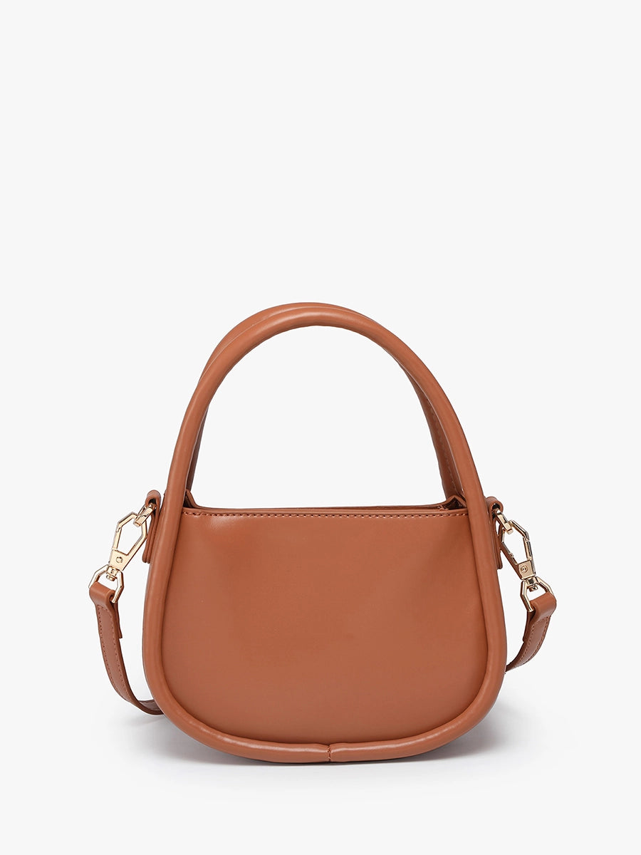 Dakota Mini Crossbody w/ Dual Handles - Handbag - Brown - Brown - Azil Boutique