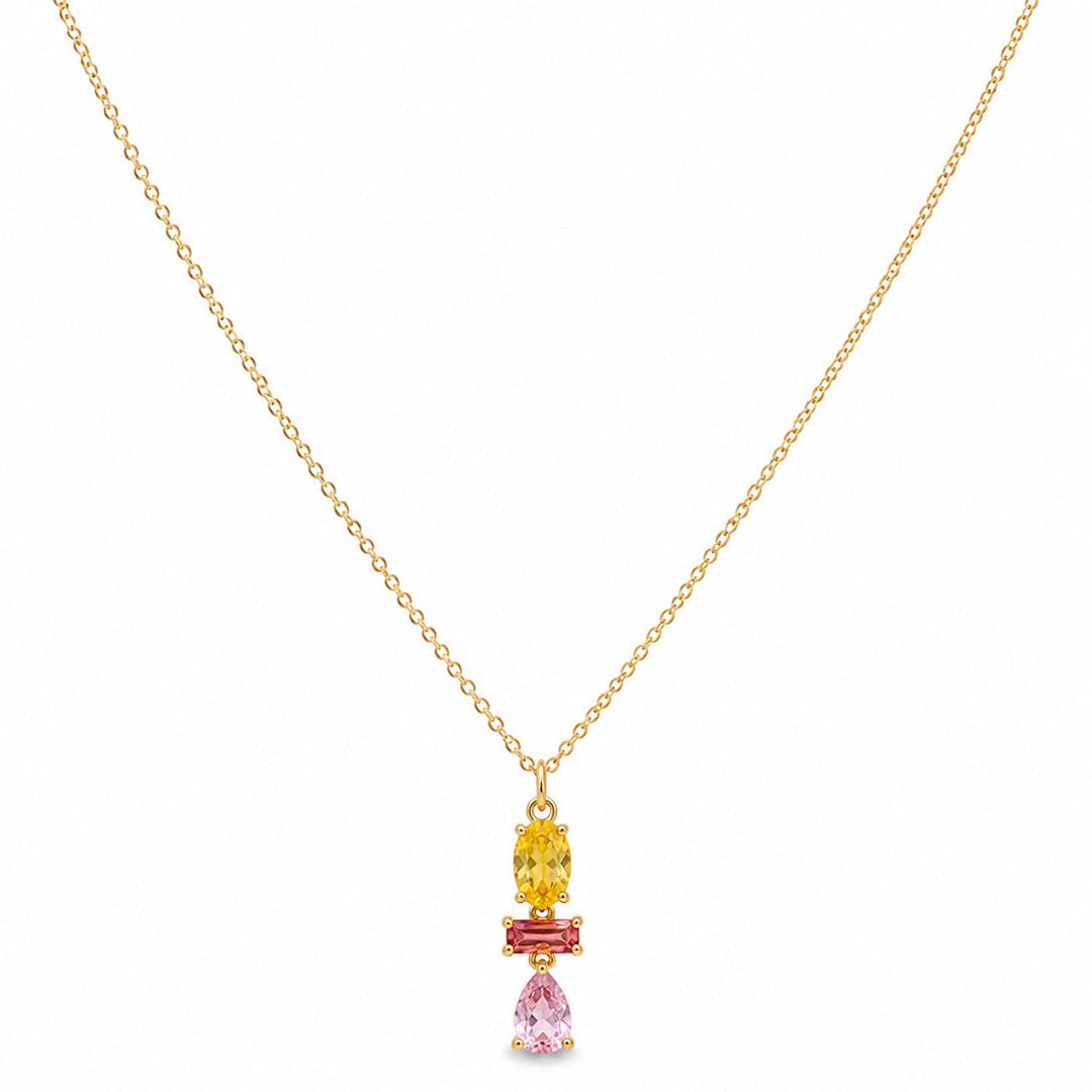 Colorful Totem Pendant Necklace - Necklaces - - - Azil Boutique