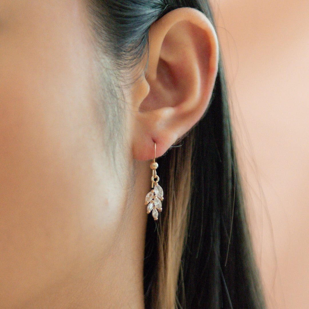 Cascading Multi-Marquis Dangle Earrings - Earrings - - - Azil Boutique