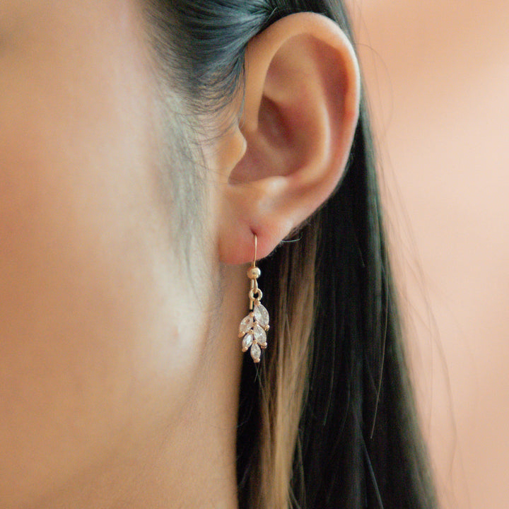 Cascading Multi-Marquis Dangle Earrings - Earrings - - - Azil Boutique