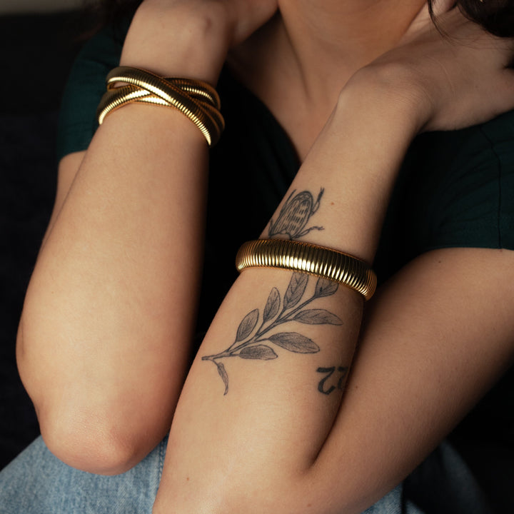 Coiled Bangle - Bracelets - - - Azil Boutique