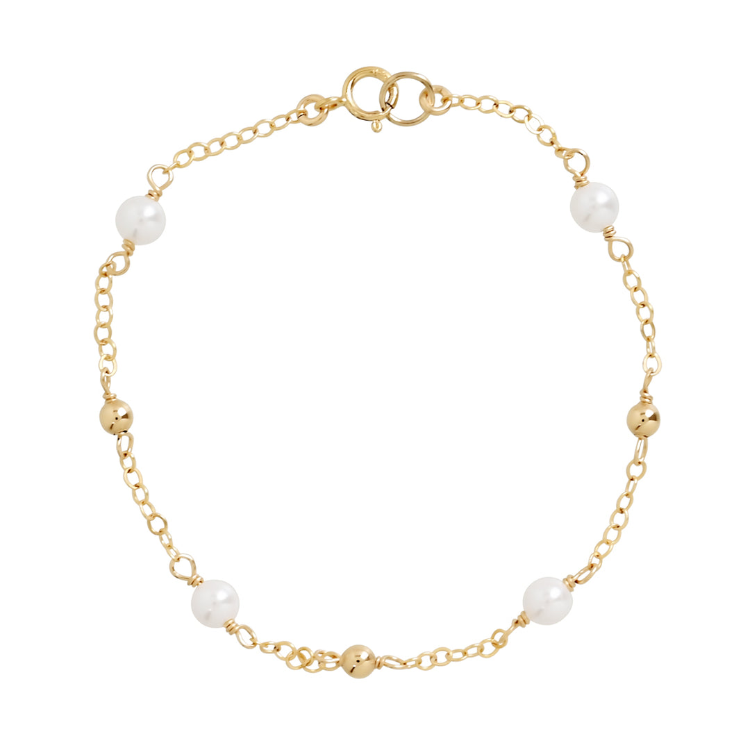 Pearl & Sphere Bracelet - Bracelets -  -  - Azil Boutique