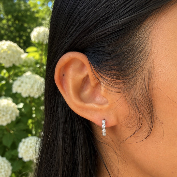 Pearl Huggies - Earrings - - - Azil Boutique