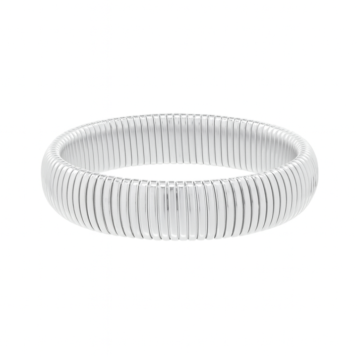 Coiled Bangle - Bracelets - Regular - Regular / Silver - Azil Boutique