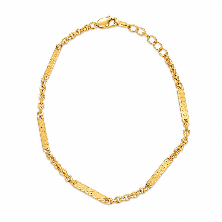 Flat Multi-Bar Cable Bracelet
