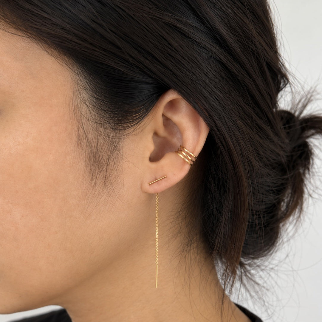 Bar Ear Threader - Jewelry - - - Azil Boutique