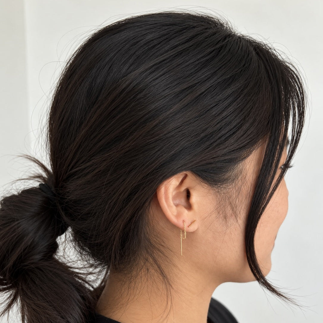 Bar Ear Threader - Jewelry - - - Azil Boutique