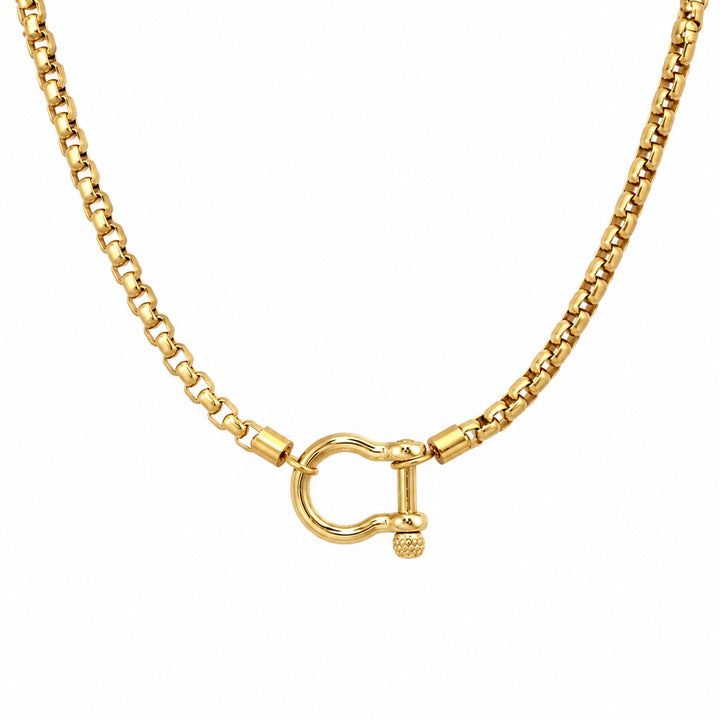 Stainless Steel Carabiner Necklace