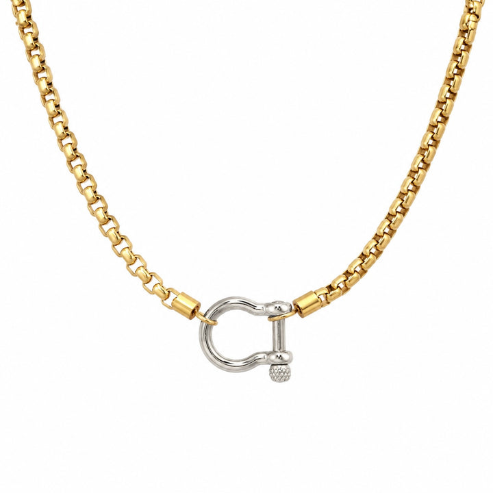Stainless Steel Carabiner Necklace