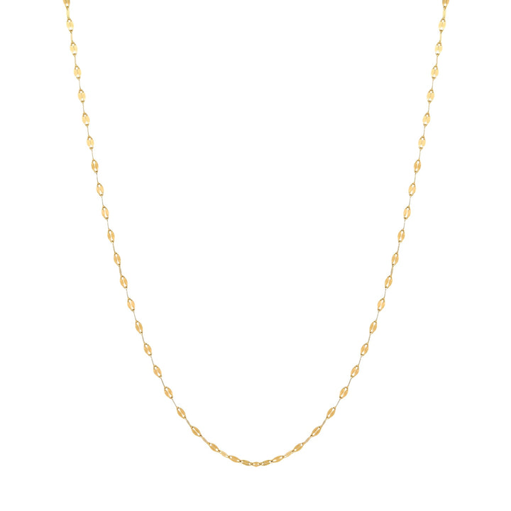 Delicate Dapped Cable Chain Necklace - Necklaces - 16" - 16" - Azil Boutique