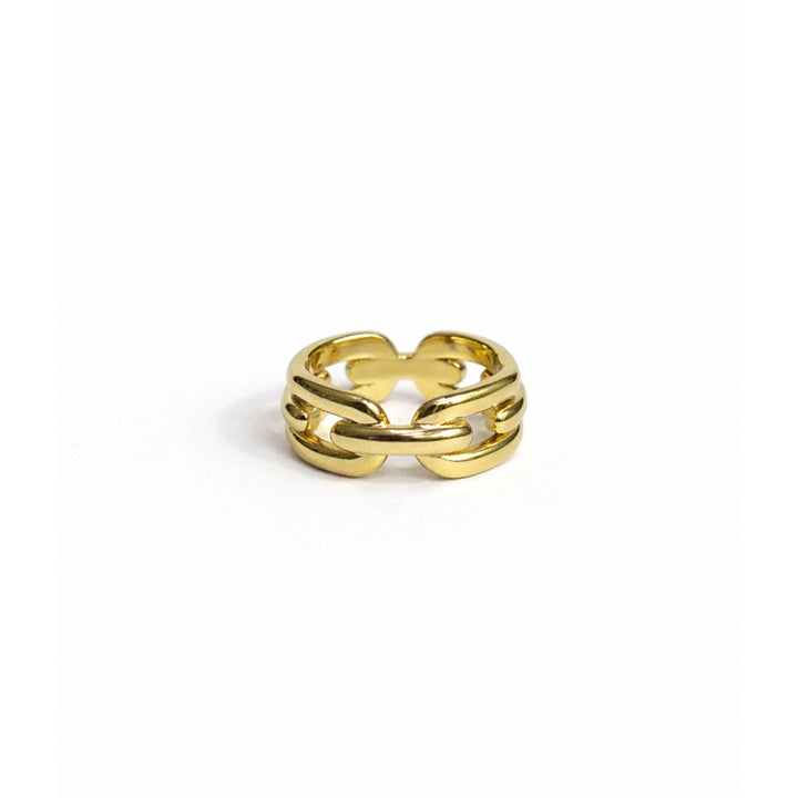 Modern Chain Link Band Ring - Rings - 6 - 6 - Azil Boutique