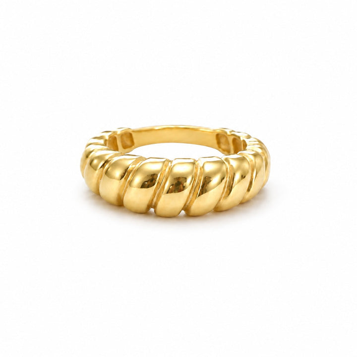 Thick Twisted Dome Ring - Rings - 5 - 5 - Azil Boutique