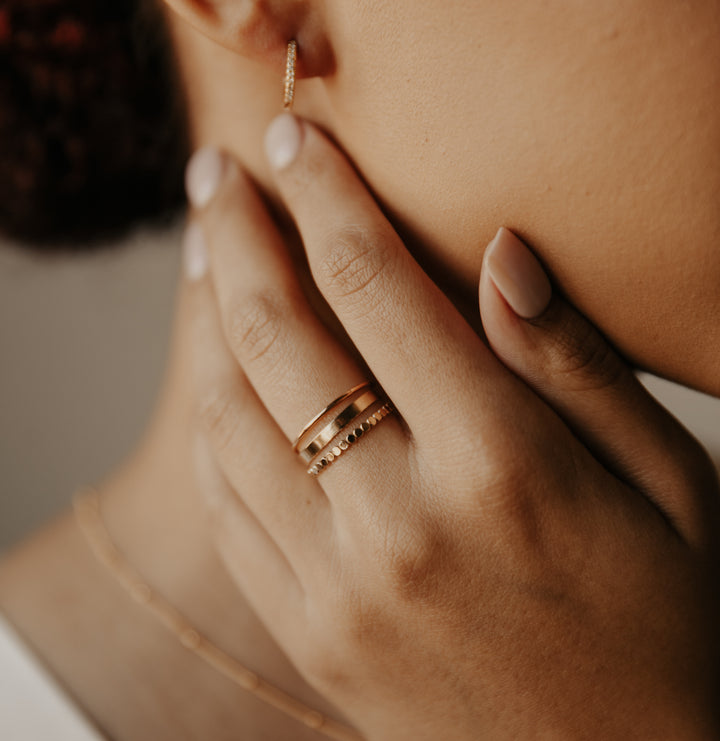 Thick Smooth Band Ring - Rings - - - Azil Boutique