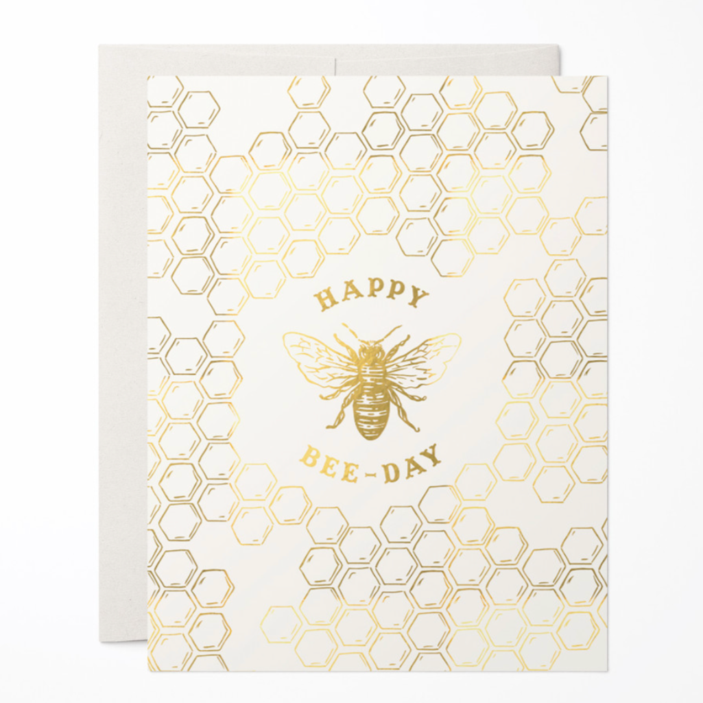 Happy Bee-Day Card - Cards -  -  - Azil Boutique