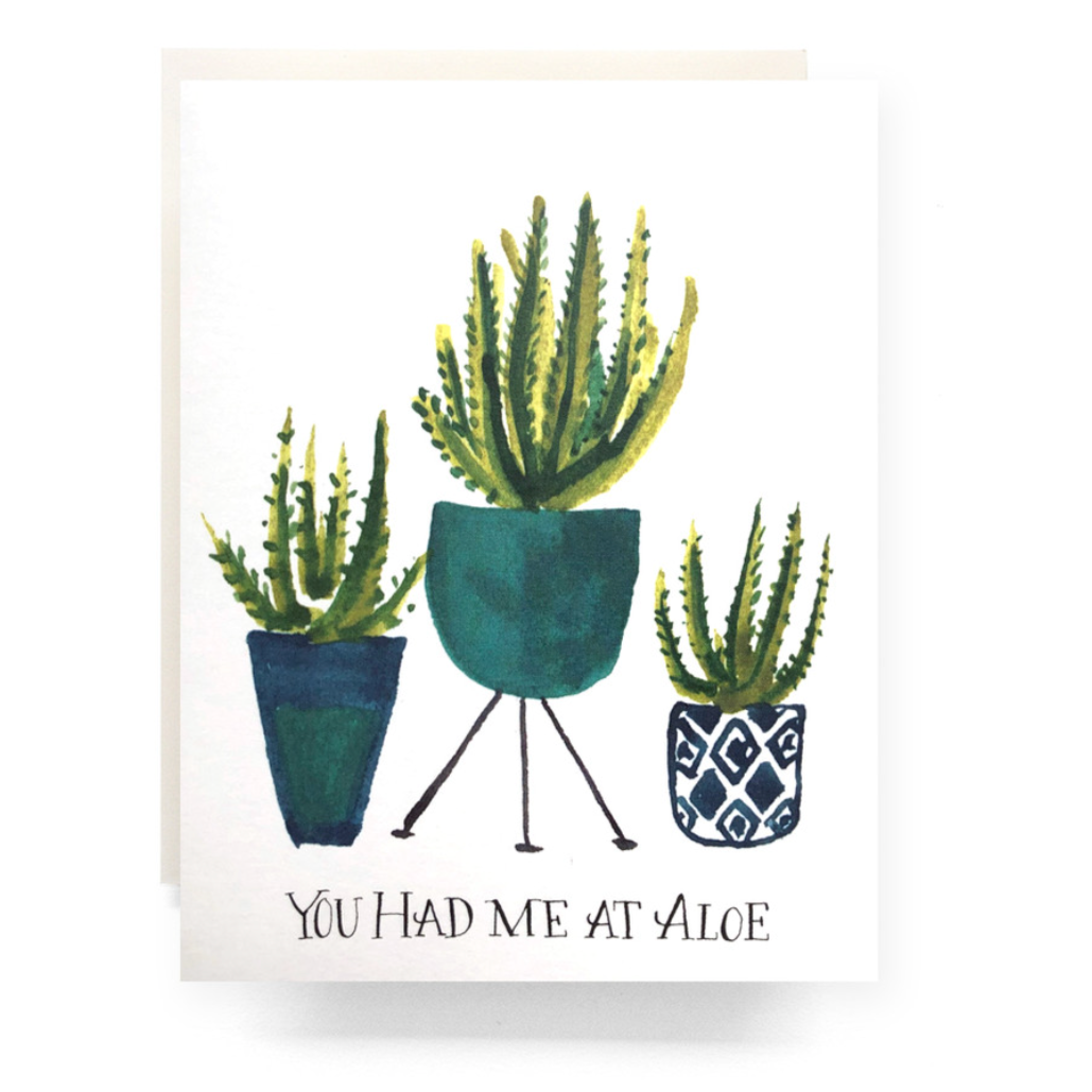 You Had Me At Aloe Card - Cards -  -  - Azil Boutique