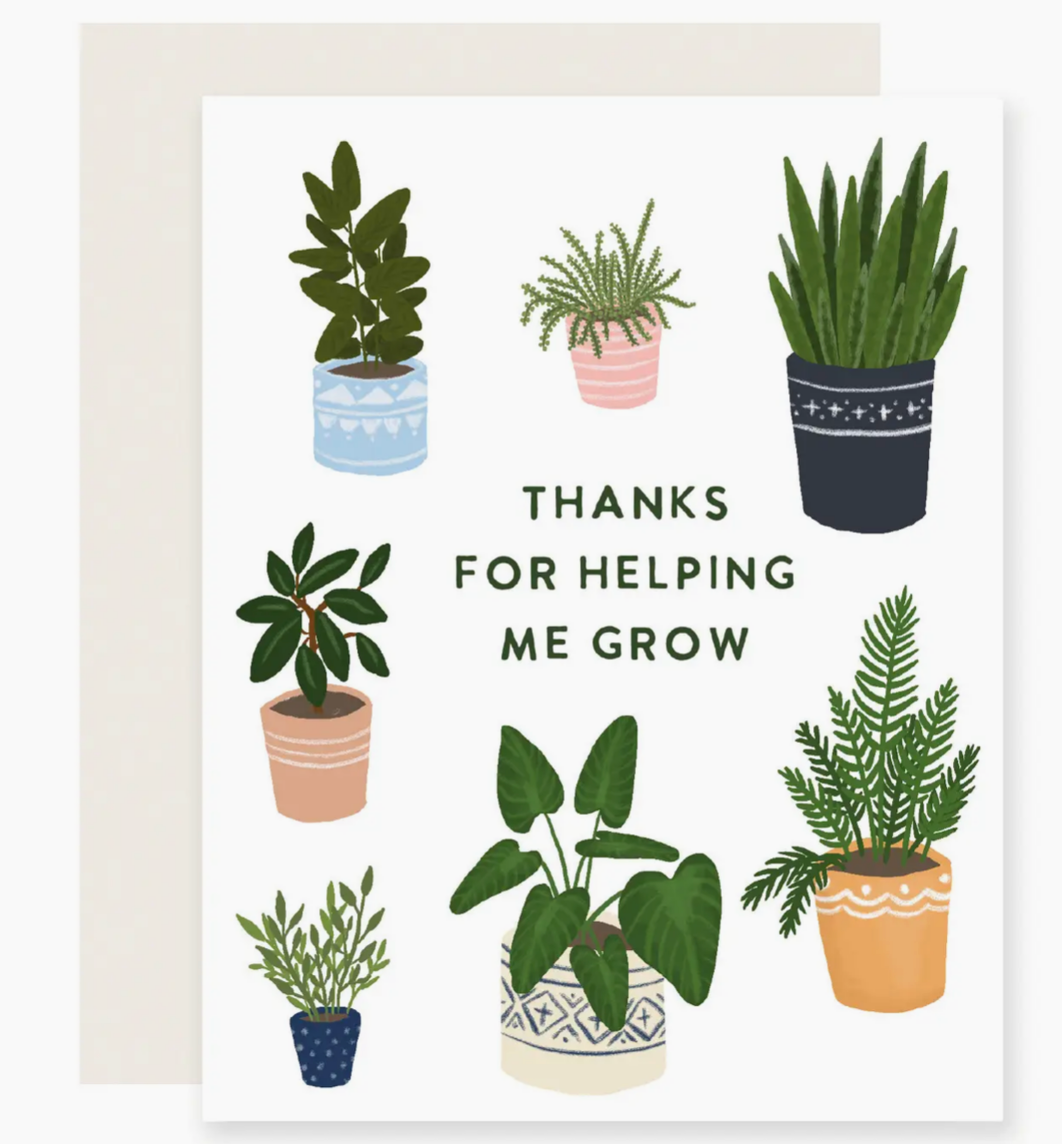Helping Me Grow Mothers Day Card - Cards -  -  - Azil Boutique