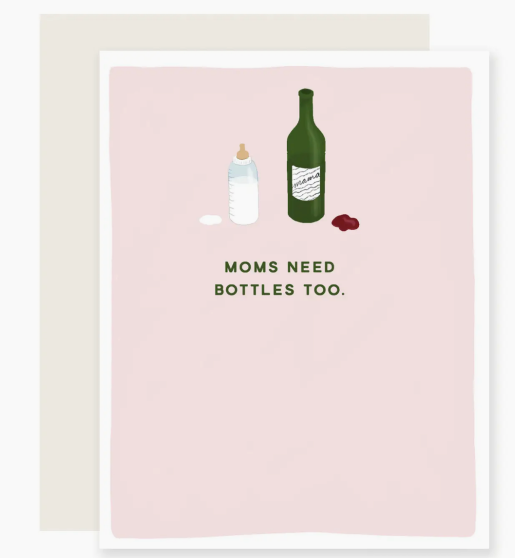Mom Bottles Mothers Day Card - Cards -  -  - Azil Boutique