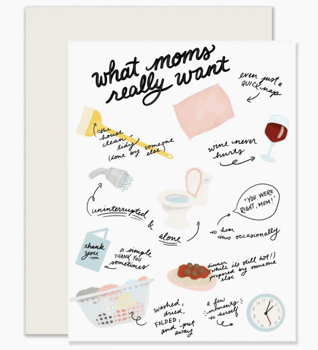 What Moms Want Card - Cards -  -  - Azil Boutique