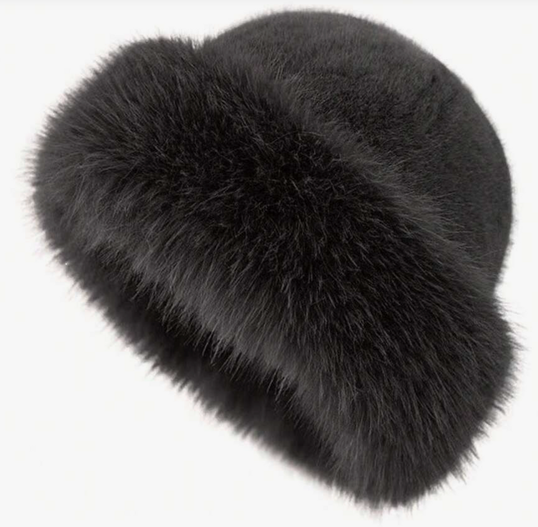 Furry Hat - Hats - Lt-Gray - Lt-Gray - Azil Boutique