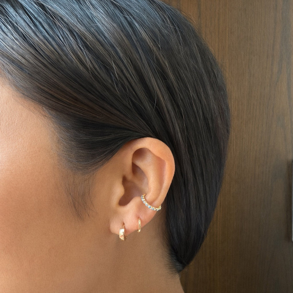 Turquoise Middle Ear Cuff - Earrings - - - Azil Boutique