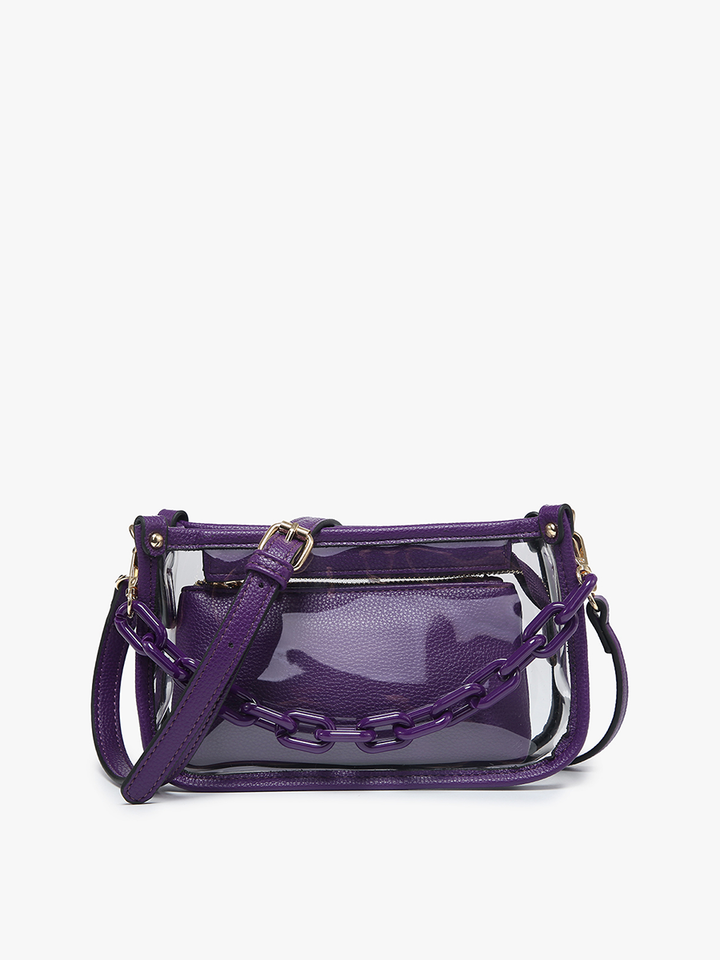 Jessica Clear Stadium Bag - Handbags - - - Azil Boutique
