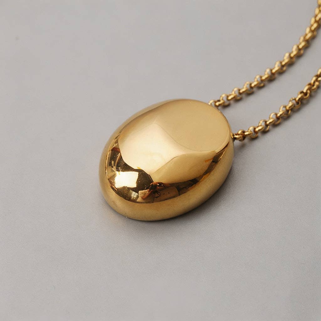 Egg Pendant Necklace