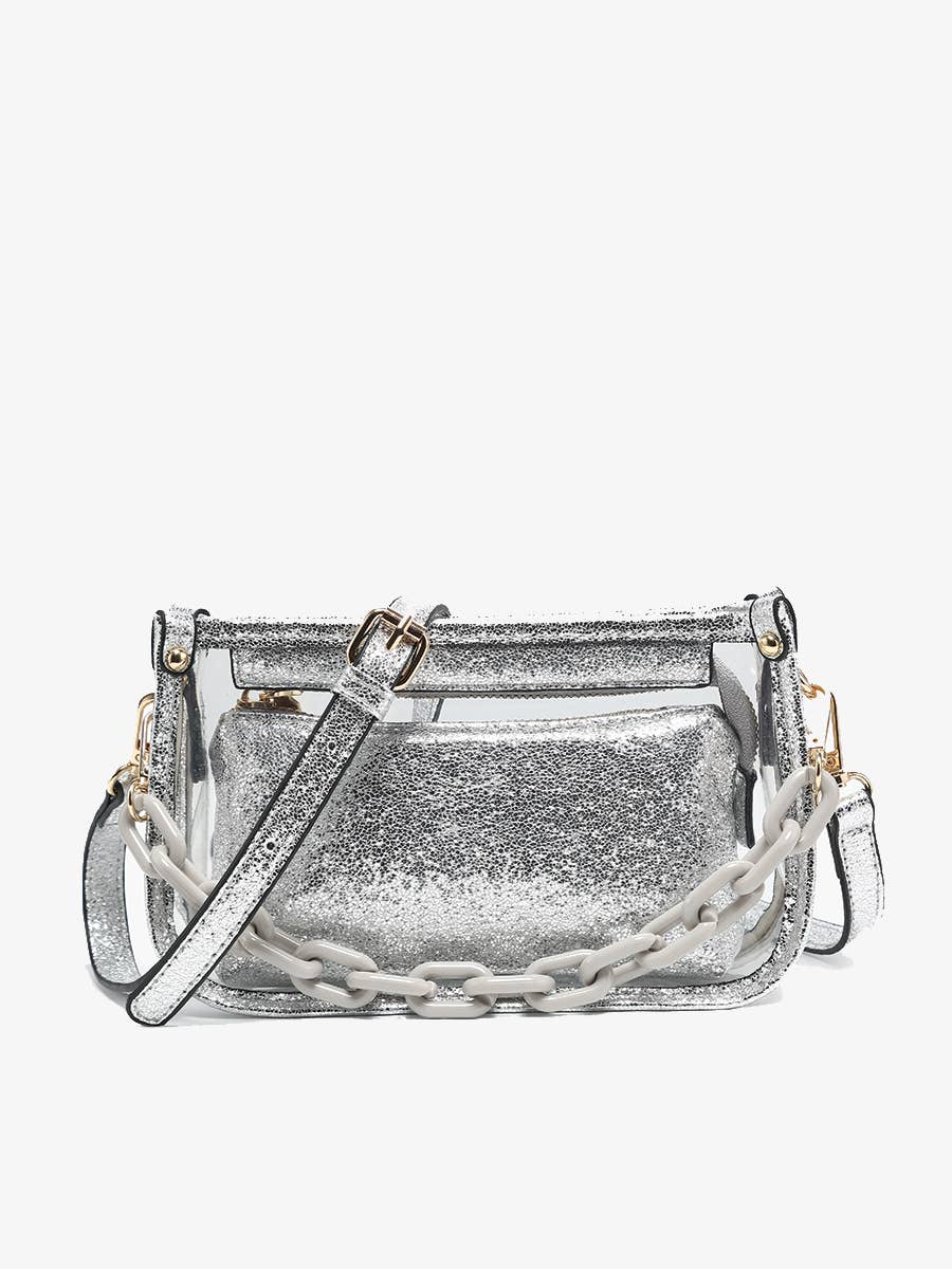 Jessica Clear Stadium Bag - Handbags - - - Azil Boutique