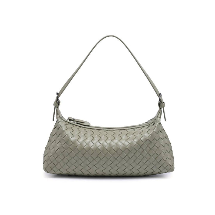 Audrey Woven Baguette Shoulder Bag