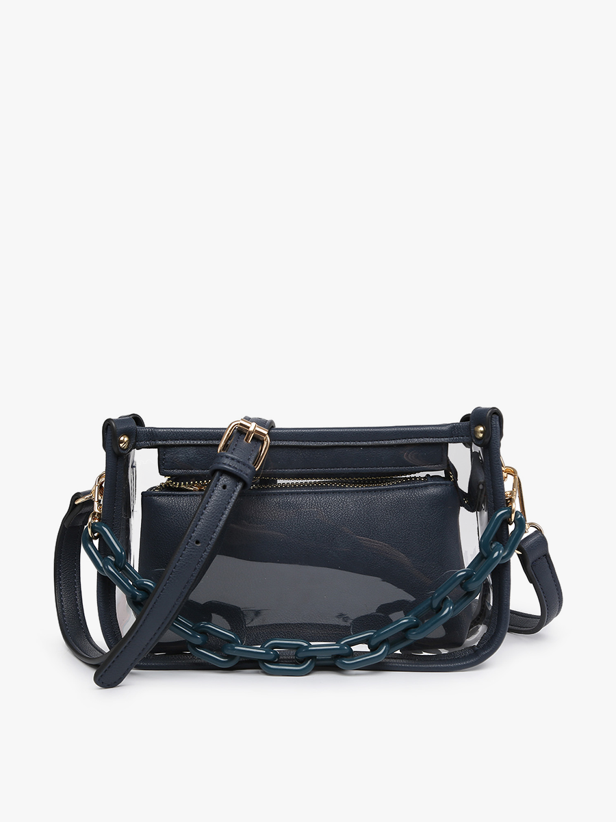 Jessica Clear Stadium Bag - Handbags - - - Azil Boutique