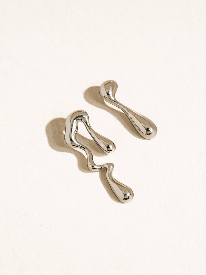 Roma Mismatch Melted Earrings - Earrings - - - Azil Boutique