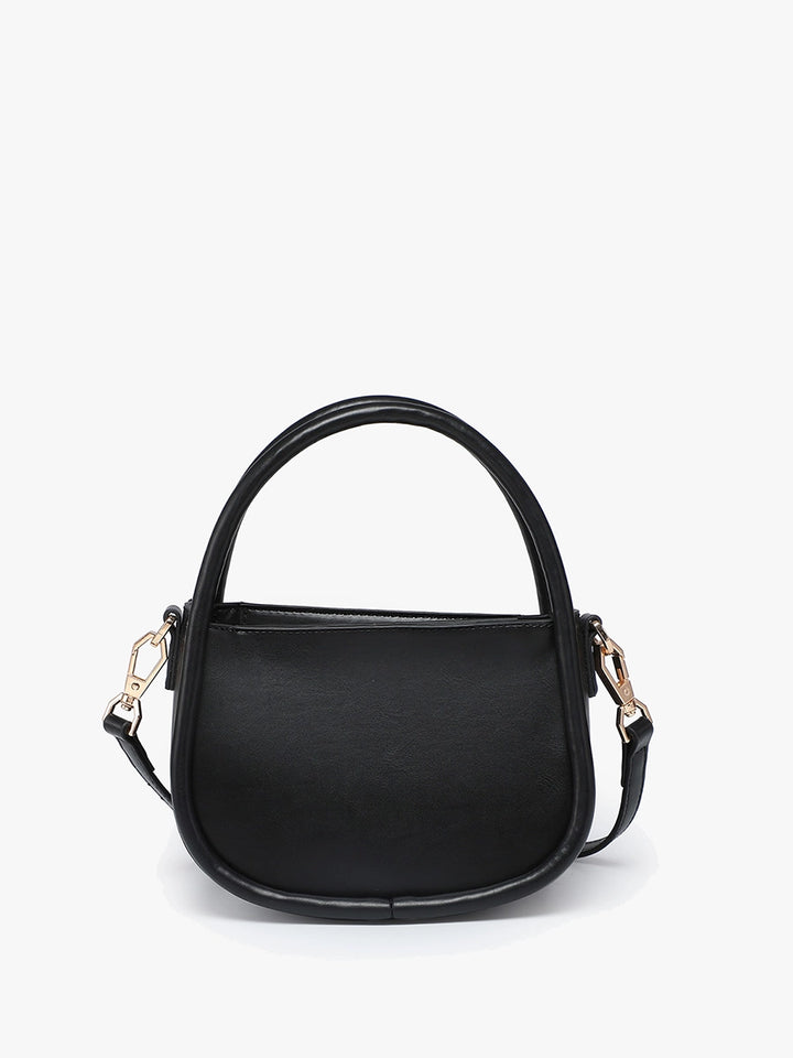 Dakota Mini Crossbody w/ Dual Handles - Handbag - Black - Black - Azil Boutique