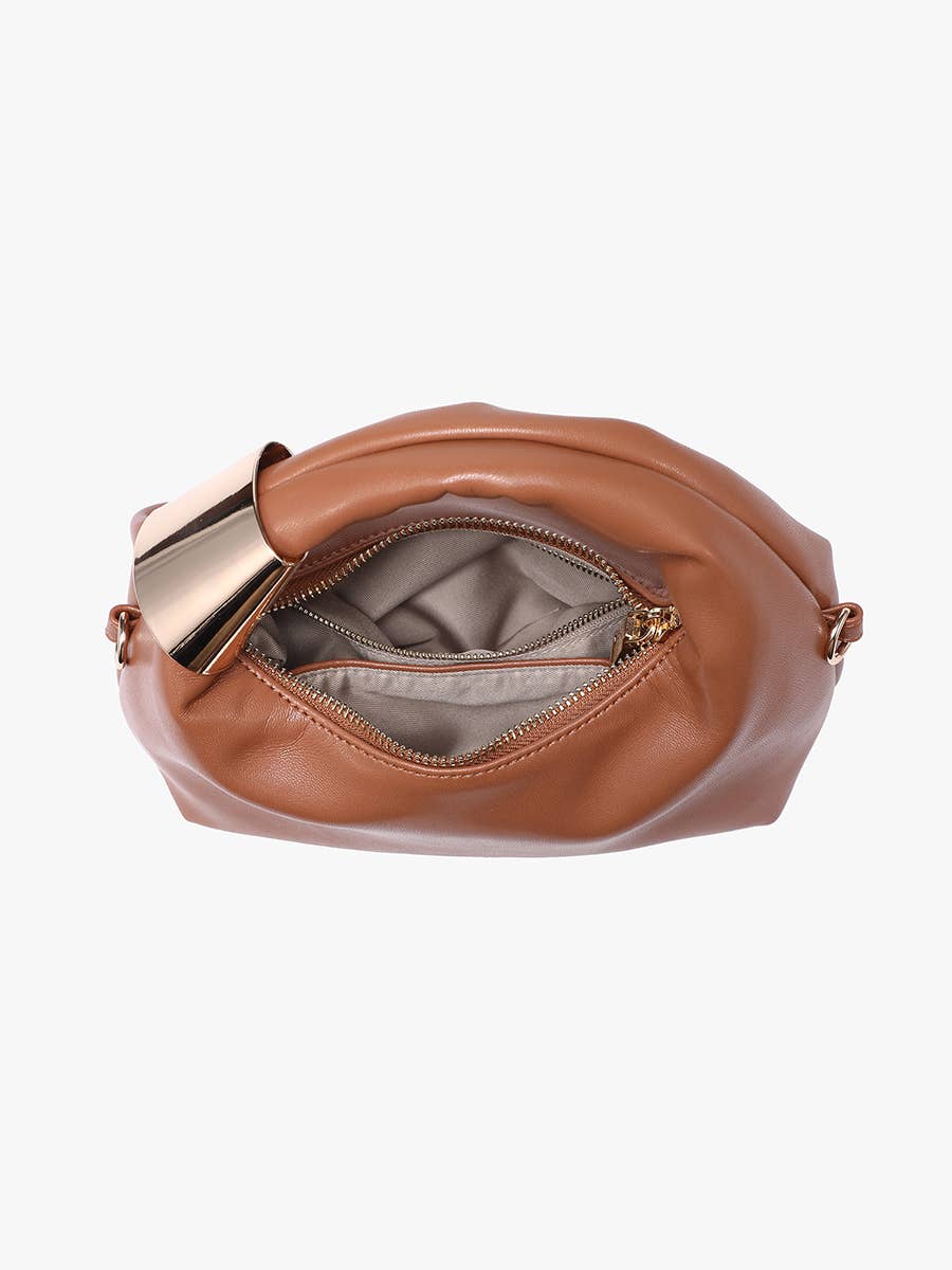Rosario Gold Top Handle Crossbody Bag - Handbags - - - Azil Boutique