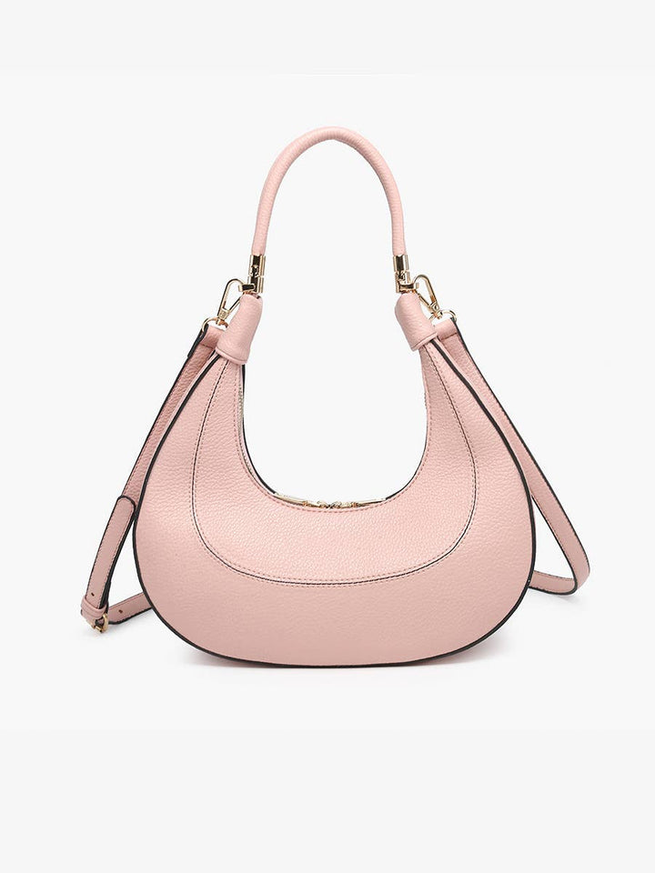 Clara Crescent Shoulder Bag w/ Convertible Straps - Handbags - - - Azil Boutique