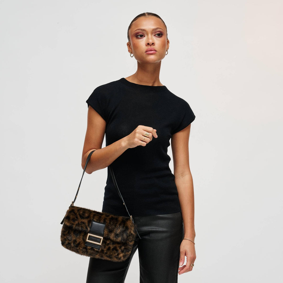 Beverly - Faux Fur Crossbody - Handbags - - - Azil Boutique