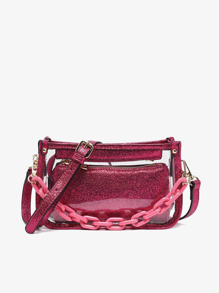 Jessica Clear Stadium Bag - Handbags - - - Azil Boutique