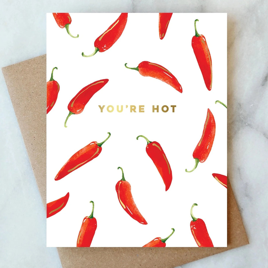 You're Hot Greeting Card - Cards -  -  - Azil Boutique