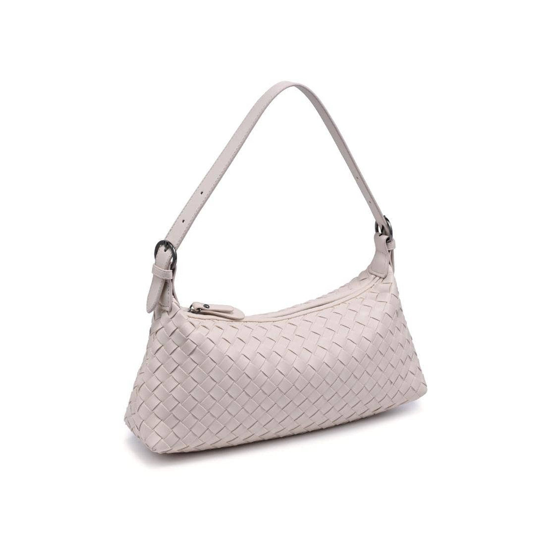 Audrey Woven Baguette Shoulder Bag