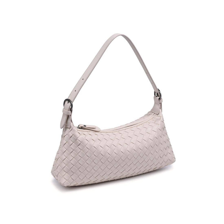 Audrey Woven Baguette Shoulder Bag