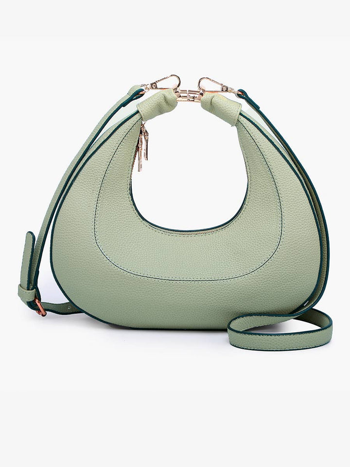 Clara Crescent Shoulder Bag w/ Convertible Straps - Handbags - - - Azil Boutique