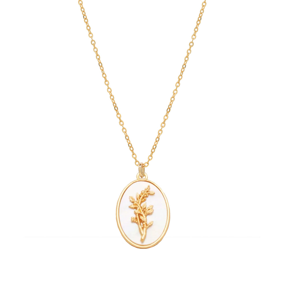 Birth Flower Necklace - Necklaces -  -  - Azil Boutique