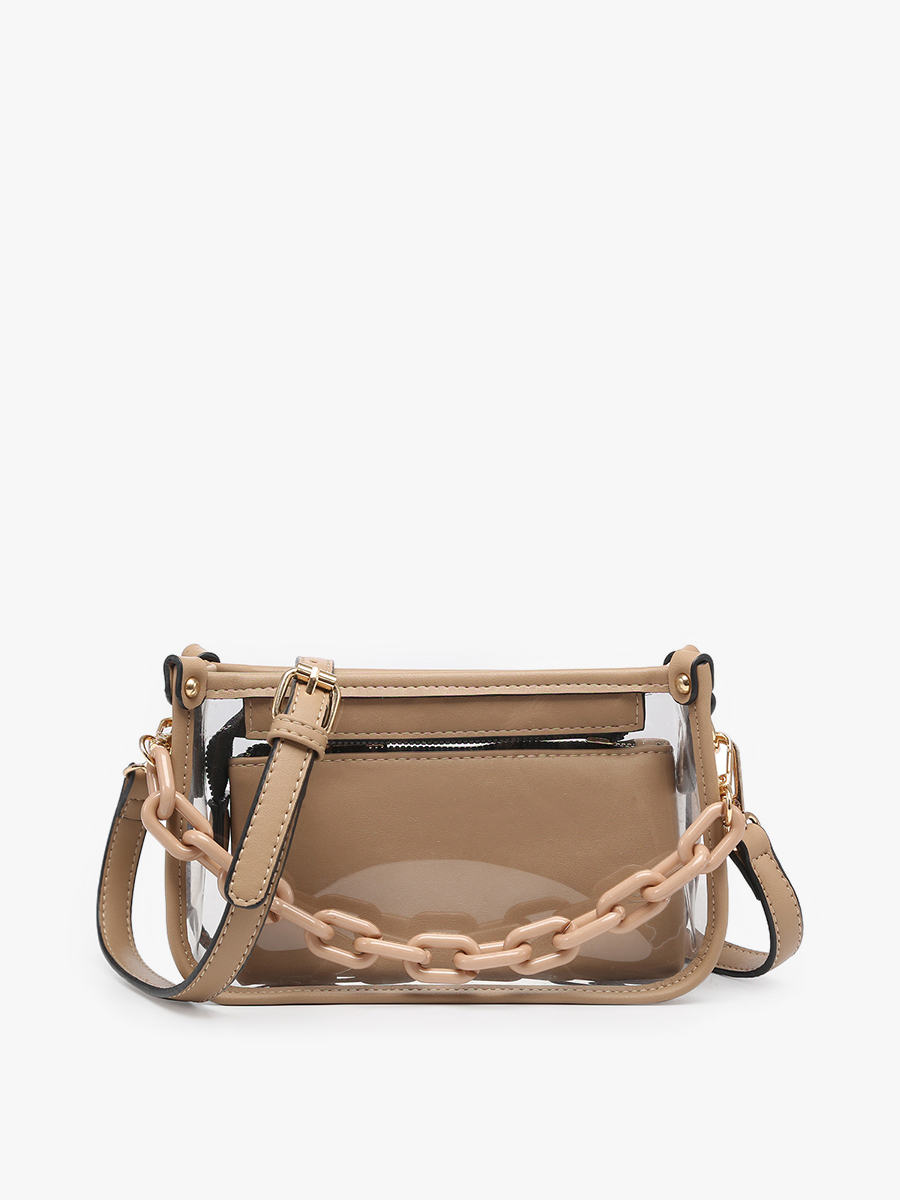 Jessica Clear Stadium Bag - Handbags - - - Azil Boutique