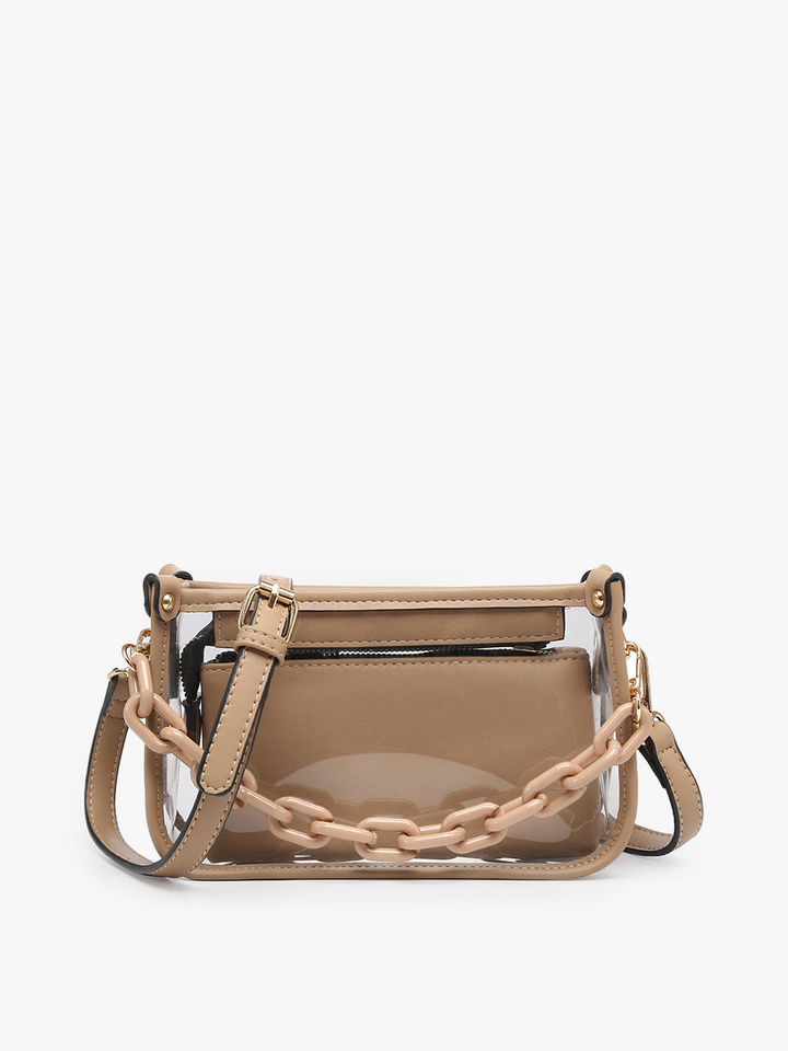 Jessica Clear Stadium Bag - Handbags - - - Azil Boutique
