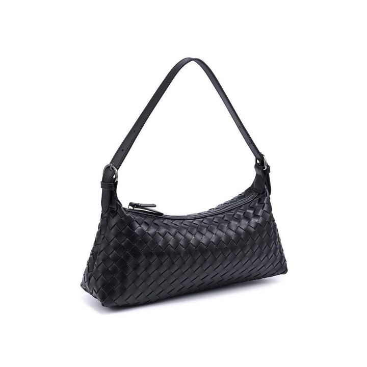 Audrey Woven Baguette Shoulder Bag