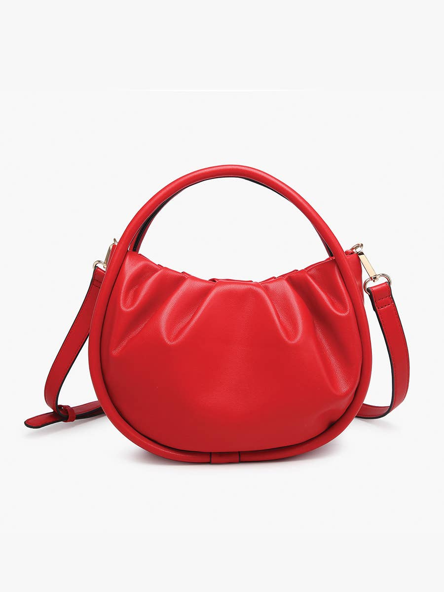 Audrey Circular Handbag - Handbags - Red - Red - Azil Boutique