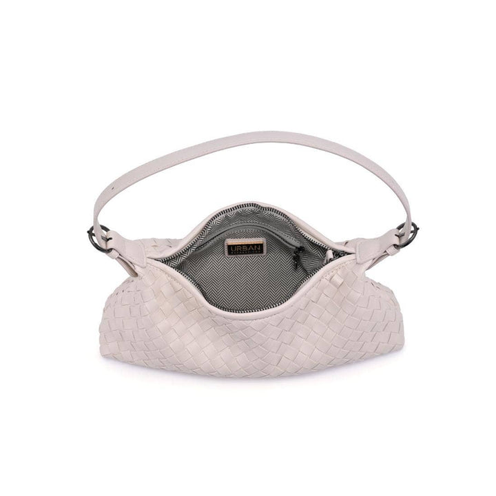 Audrey Woven Baguette Shoulder Bag